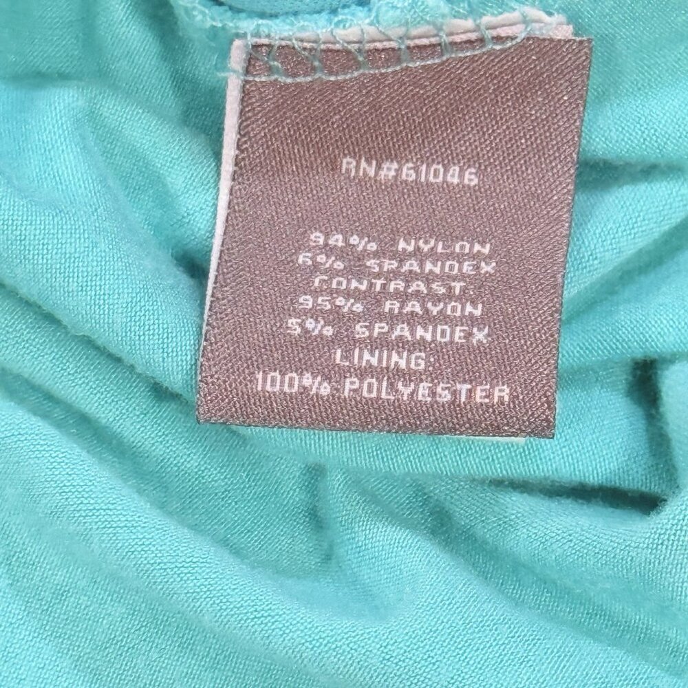 Y2K Babydoll Cap Ruffle Sleeve Aquamarine Blue Gilmore Girls Top Womens Small - Picture 8 of 11